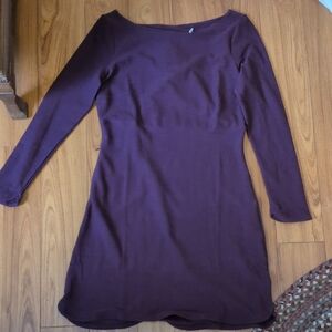 Toad&Co Deep Purple Long Sleeve Dress